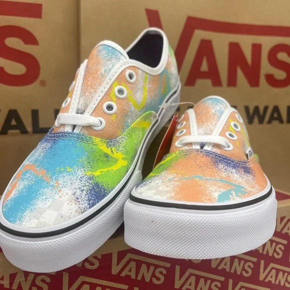 Vans Men’s Authentic(Retro Mart) Multi/True White Sneakers VN0A348A40L